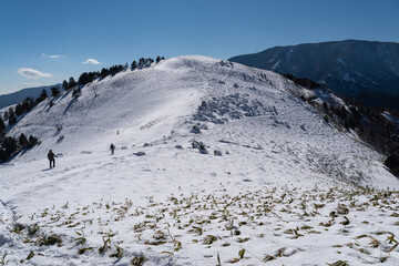 雪景色の富士見台高原