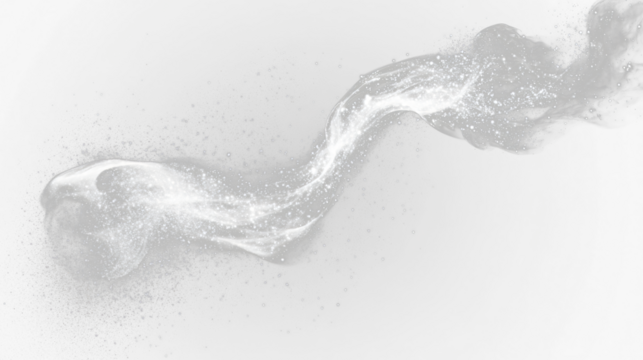 white smoke on black background