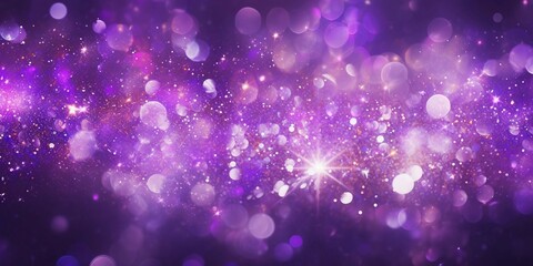 twinkle light purple glitter background