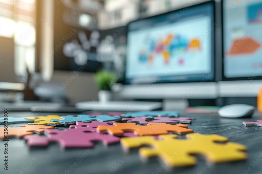 Poster solving complex puzzles: a collaborative approach to problem-solving with innovative strategies and 