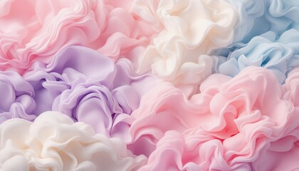 Obraz premium Silky Smooth Texture, Pastel Backgrounds for Creative Design