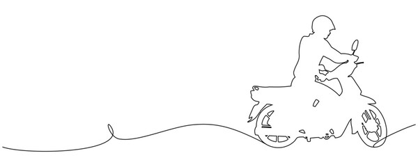 vector of father with old motorbike