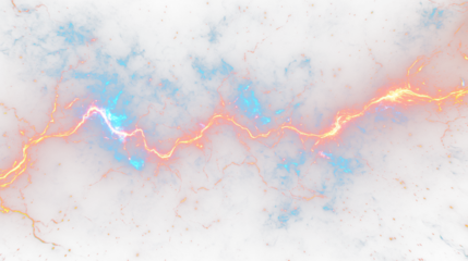 a blue and red nebula with a black background