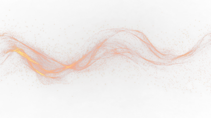 a red and orange swirl on a black background