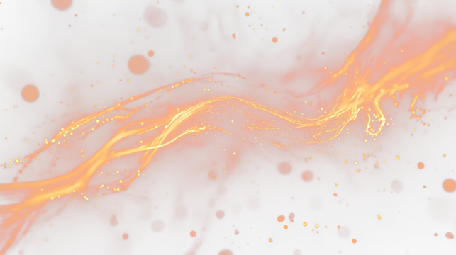 a fire with sparks in the air