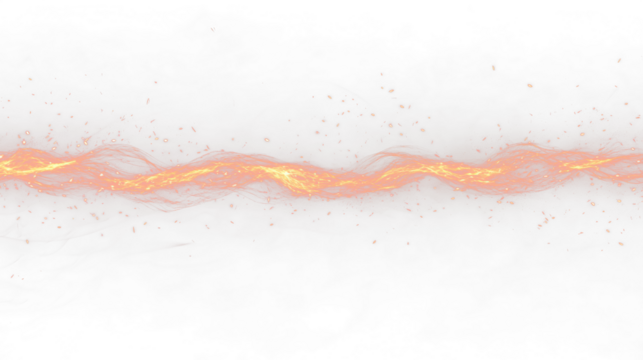 a red fire with sparks on a black background