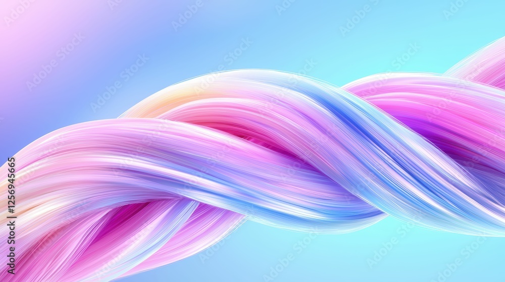 Poster abstract twisted paint swirls background
