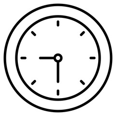 Clock  Icon Element For Design