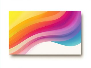 Obraz premium Abstract Colorful Waves Dynamic Presentation Backdrop