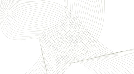 Gray wave curve lines abstract background with flowing particles. Modern backdrop design for business, presentation, banner.