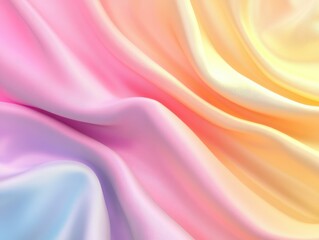 Fototapeta premium Abstract Pastel Waves of Color