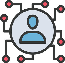 Digital Talent Filled Line Icon