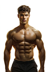 Tempting Fantasy Portrait of a Young Handsome Man – Fictional Character