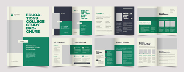 Education Brochure Template Layout