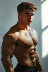 Tempting Fantasy Portrait of a Young Handsome Man – Fictional Character