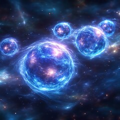 Obraz premium Cluster of Hanging Globe Lights**