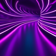 abstract purple background with neon lines