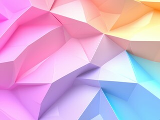 Fototapeta premium Abstract colorful geometric background design.