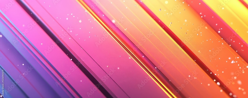 Poster abstract colorful gradient lines background design