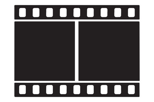 recommend clip art: Film strip vector art design element for movie projects