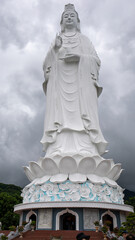 Fototapeta premium Lady Buddha, a famous marble statue in the Monkey Mountains of Da Nang, Vietnam