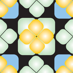 Seamless fabric of geometric pattern, like illustration. Suit for package design, wallpaper, fashion print, Housing wallpaper, arty-crafty.
