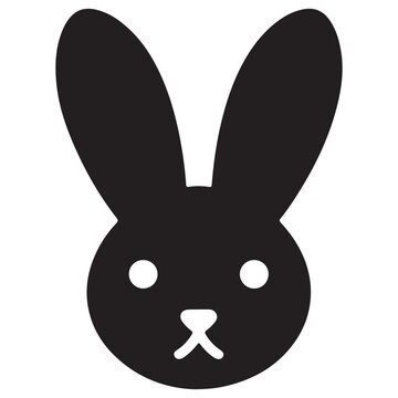 recommend clip art: Cute bunny rabbit head vector art for animal themes