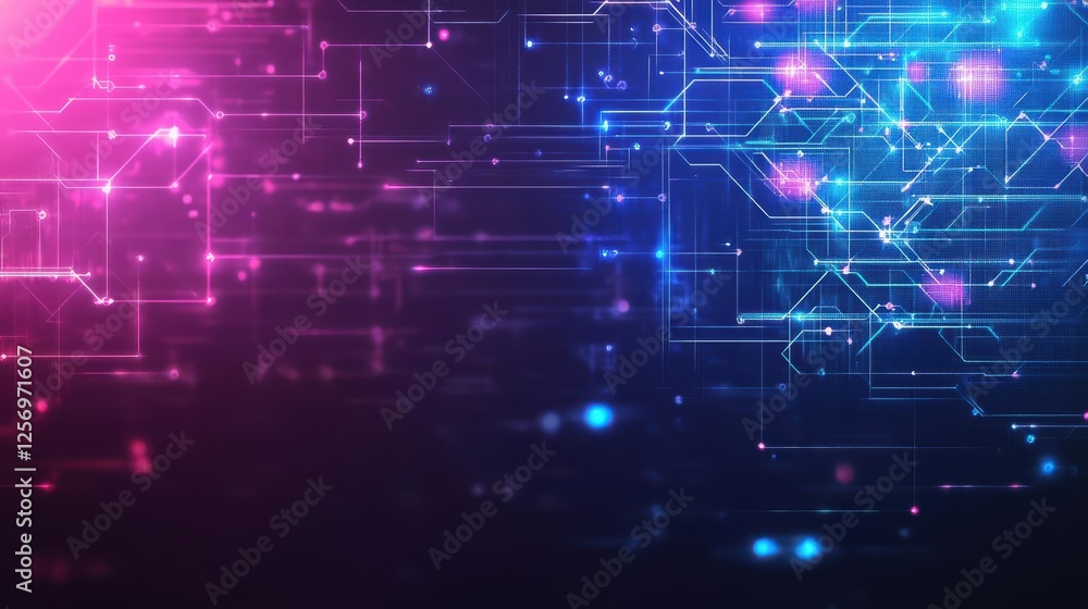 Fototapete colorful abstract pattern on a dark background creating a modern artistic design