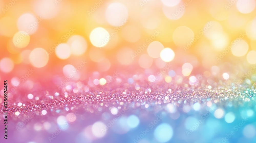 Poster festive bokeh lights gradient sparkle abstract background