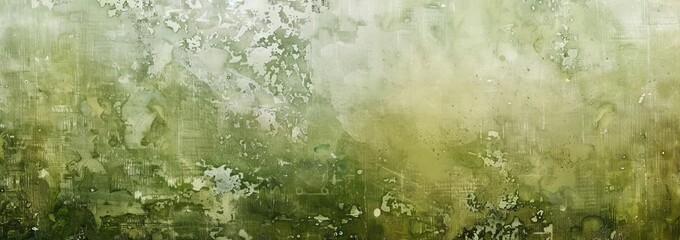 Abstract Green Grunge Texture Background. Faded And Worn, Perfect For Adding Depth And Character To Designs.