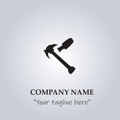 hammer company logo vector illustration
