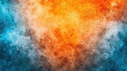 Fototapeta premium Abstract fiery blue orange texture background
