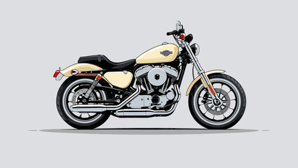 Obraz premium unique and cool motorcycle vector