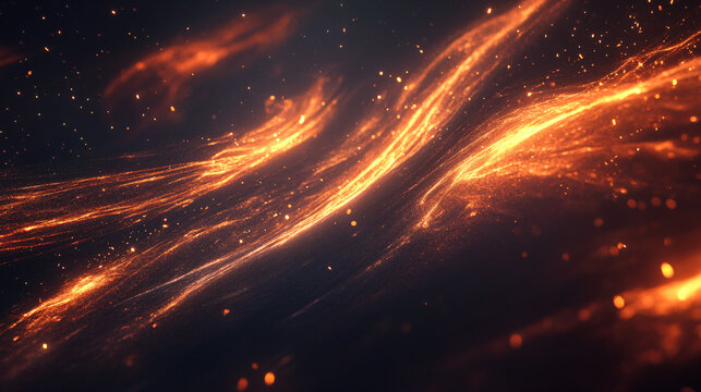 a very dark background with a lot of light