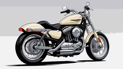 Obraz premium unique and cool motorcycle vector