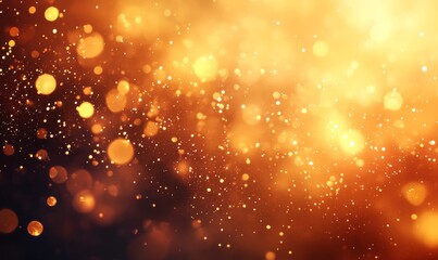 Warm Golden Gradient with a Grainy Texture, Generative AI