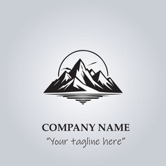 mountain company logo vector illustration
