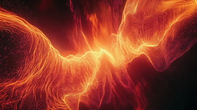 a close up of a volcano with lava and lava