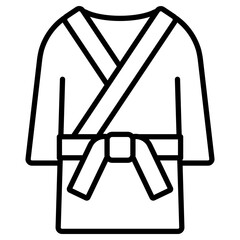 유도 도복 아이콘