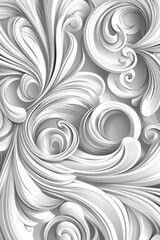 Abstract background with gray and white swirls, sleek metallic design, no text or logo elements. 