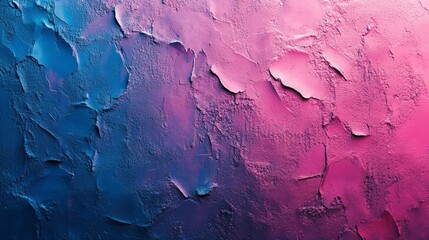 Naklejka premium Neon Blue-Pink Gradient with a Grainy Texture, Generative AI