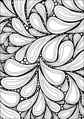 Zen Art Coloring Page For Adults