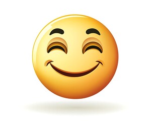 Cartoon Yellow Face Emoticon Rolling Eyes