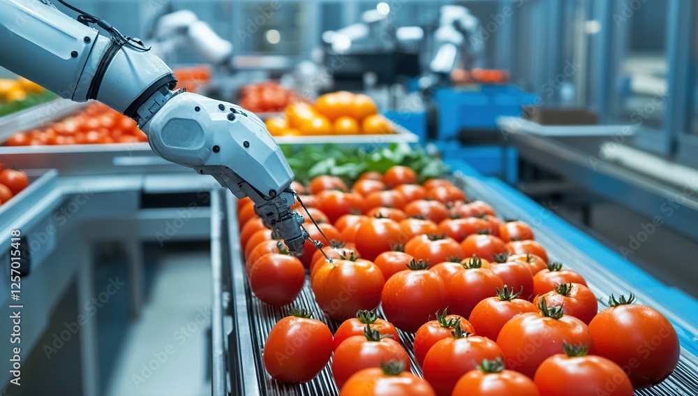 Poster automated tomato sorting: robotic precision in agriculture's future, transforming food production wi