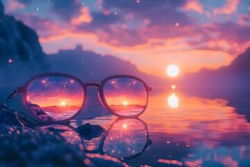 abstract background with clouds
