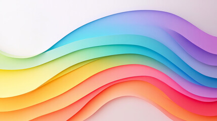 Dynamic color waves abstract art digital design vibrant palette contemporary style artistic viewpoint visual expression