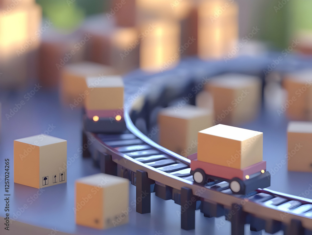 Poster automated package delivery system