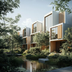 Fototapeta premium old house in the woods