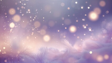 Fototapeta premium Soft Pink and Purple Feathers Background