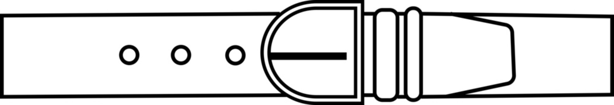 black and white belt buckle design clip art preview